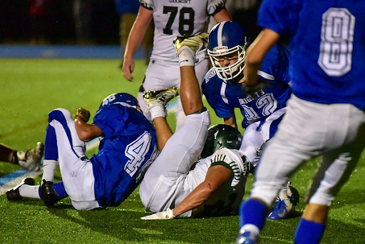 Oakmont vs Lunenburg 2018: Justin Jameson
Gets swallowed up by Knight’s defense.
