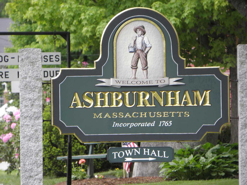 Entrance sign for Ashburnham