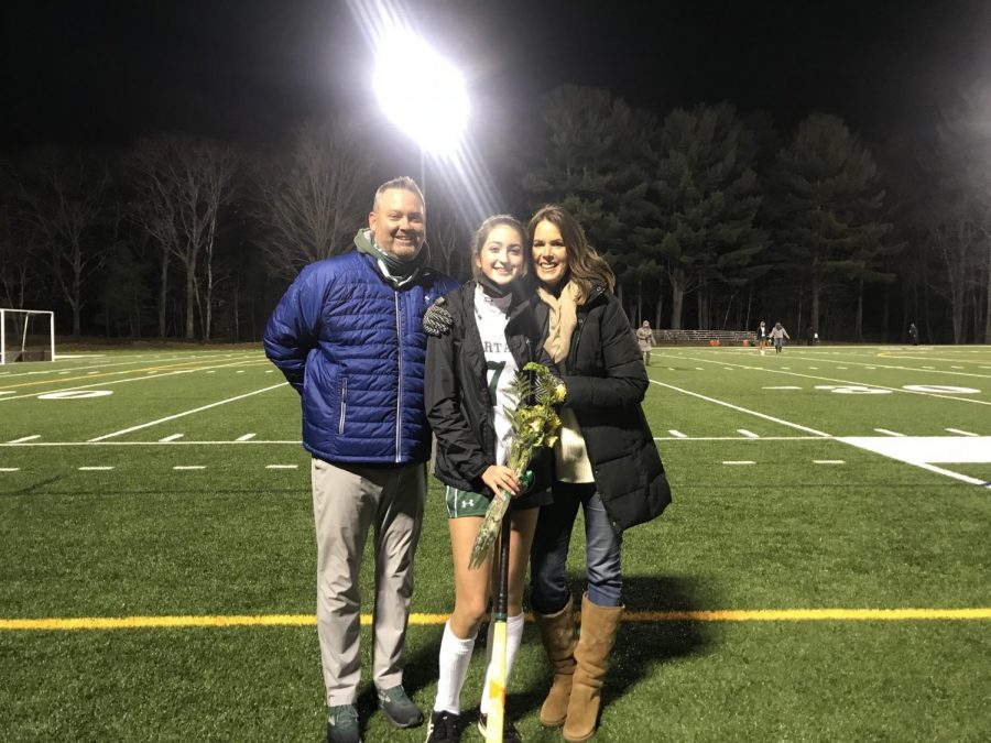 Field Hockey member and her family
