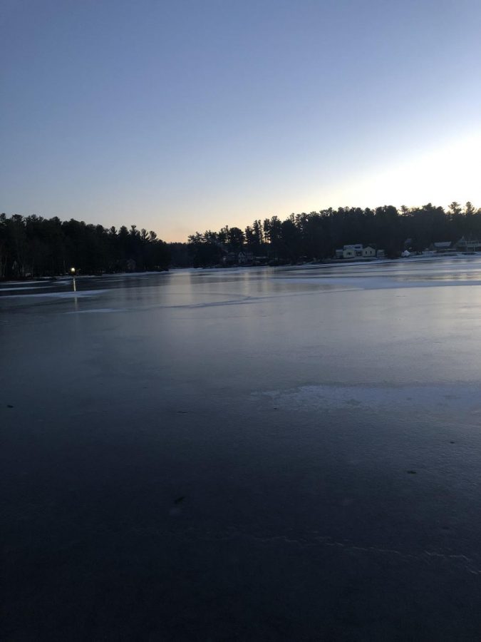 The Lake Freezing Over