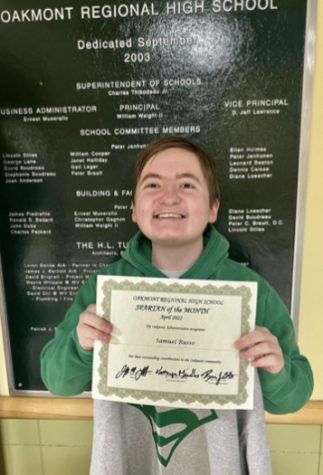 Sam Russo: April Spartan of the Month