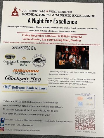 The Oakmonitor thanks the AWFAE for their years of support and encourage all to you to attend or donate at the November 19th Night for Excellence