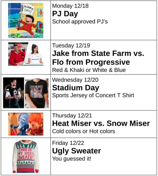 Stuco releases holiday spirit week!!
