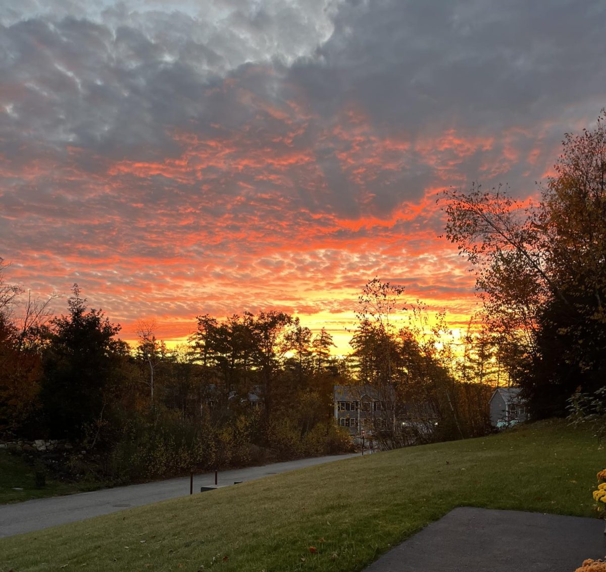 Fall sunrise taken in South Ashburnham.