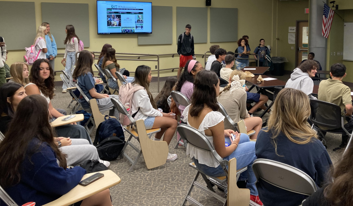 1st Oak monitor Class / Club meeting of the school year