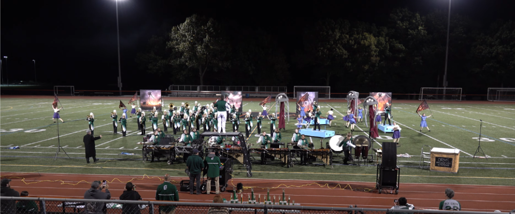 Marching Spartans Compete at Oliver Ames High School