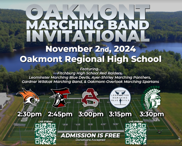 Come see the Marching Spartans at the 2nd annual Oakmont Invitational!