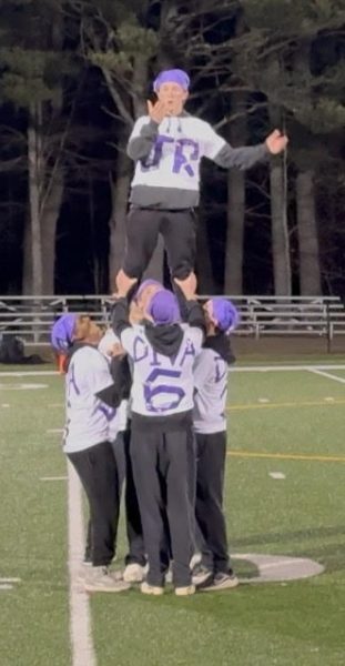 Junior Powder-Puff Cheerleaders Perform on Monday Night