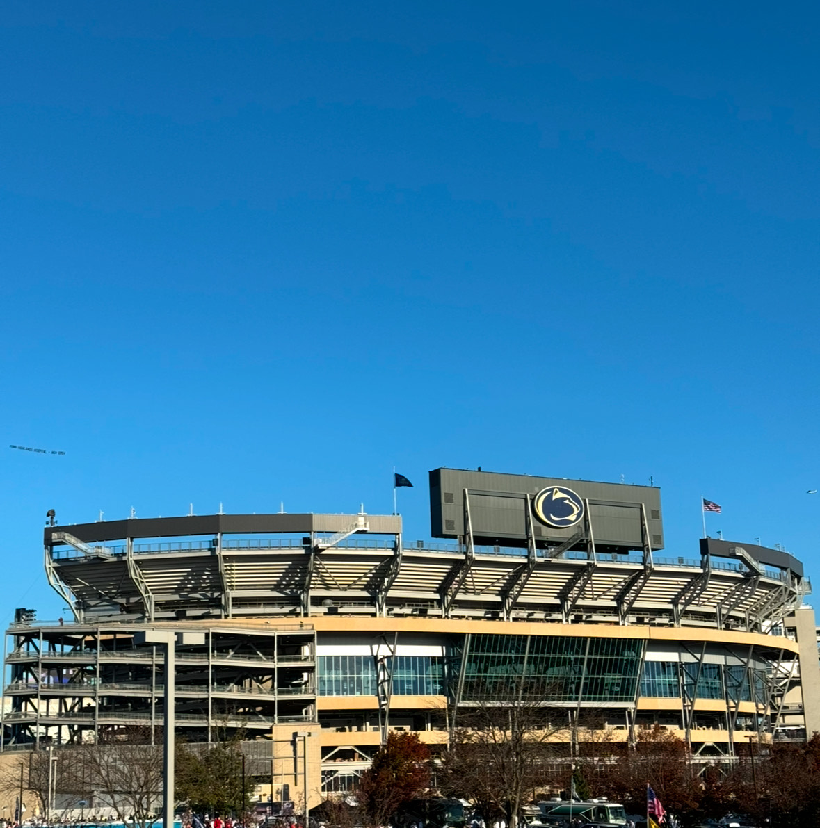 Beaver Stadium located at the Pennsylvania State University.