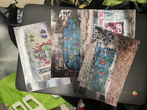 Science Teacher and Oakmont Alumn, Mr. Dan Dufour, shares his photos of his classes' bridge painting tradition.