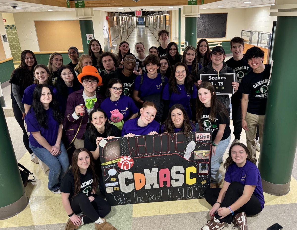 Oamont's Student Council poses for a picture after concluding their conference