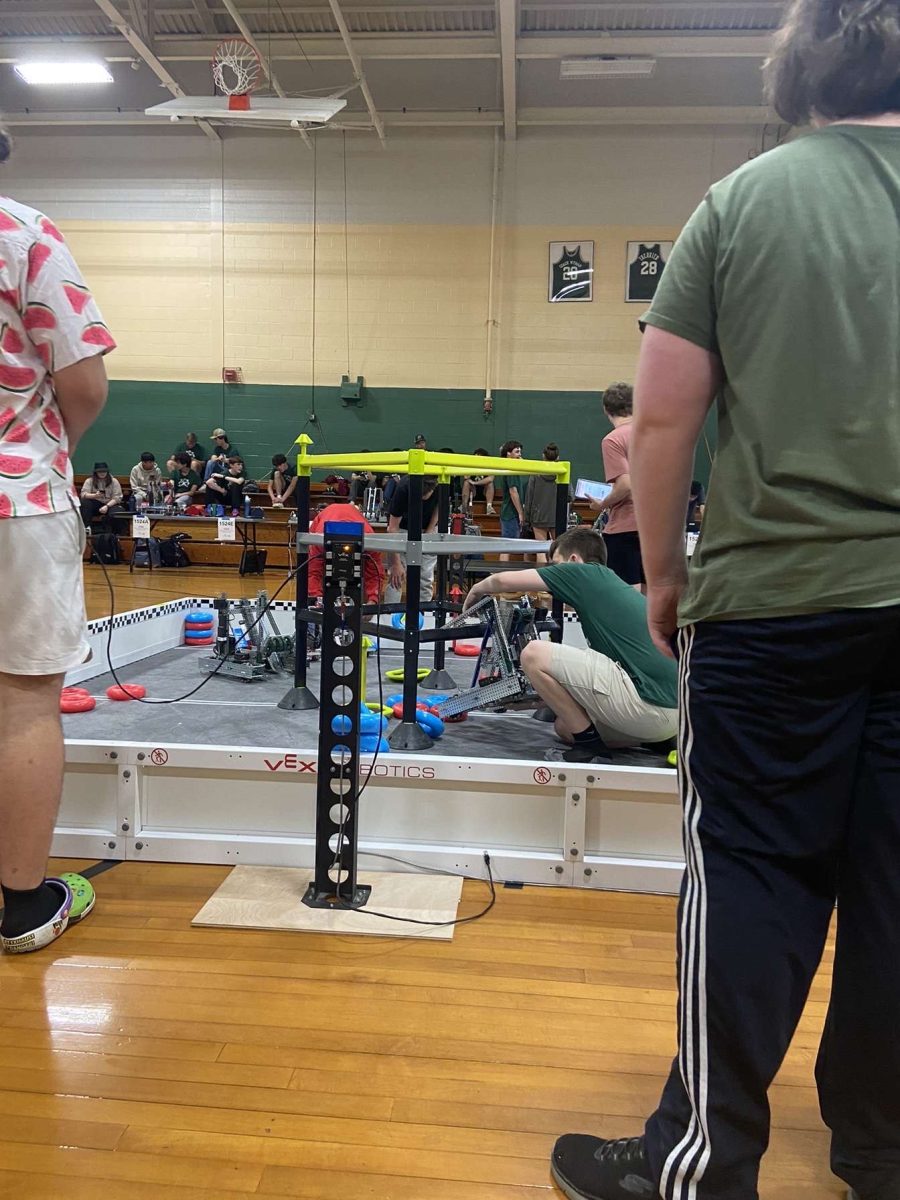 Vex robot competition in action
