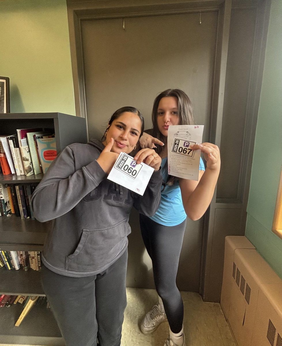 Juniors Show Off New Parking Passes