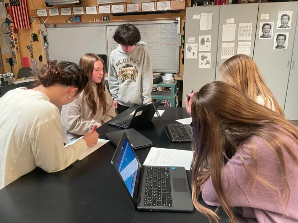 Students working it out