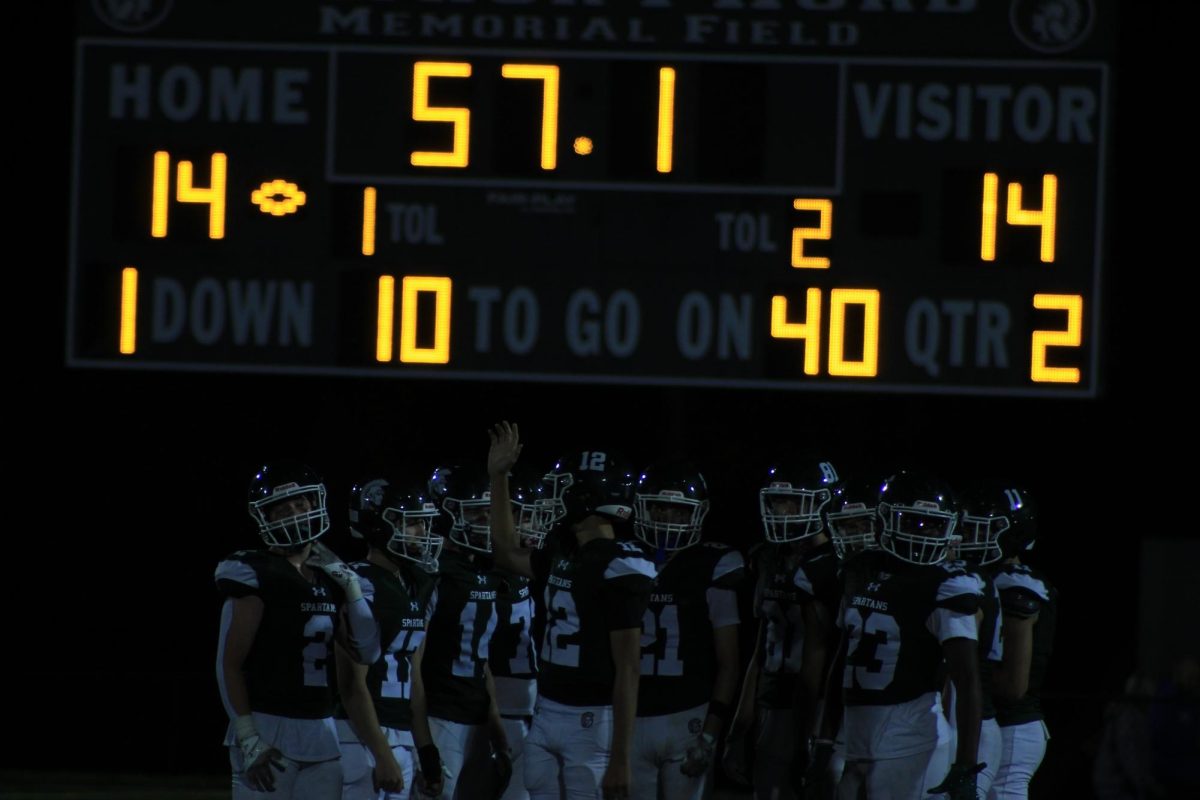 Tied up game in the second quarter. 