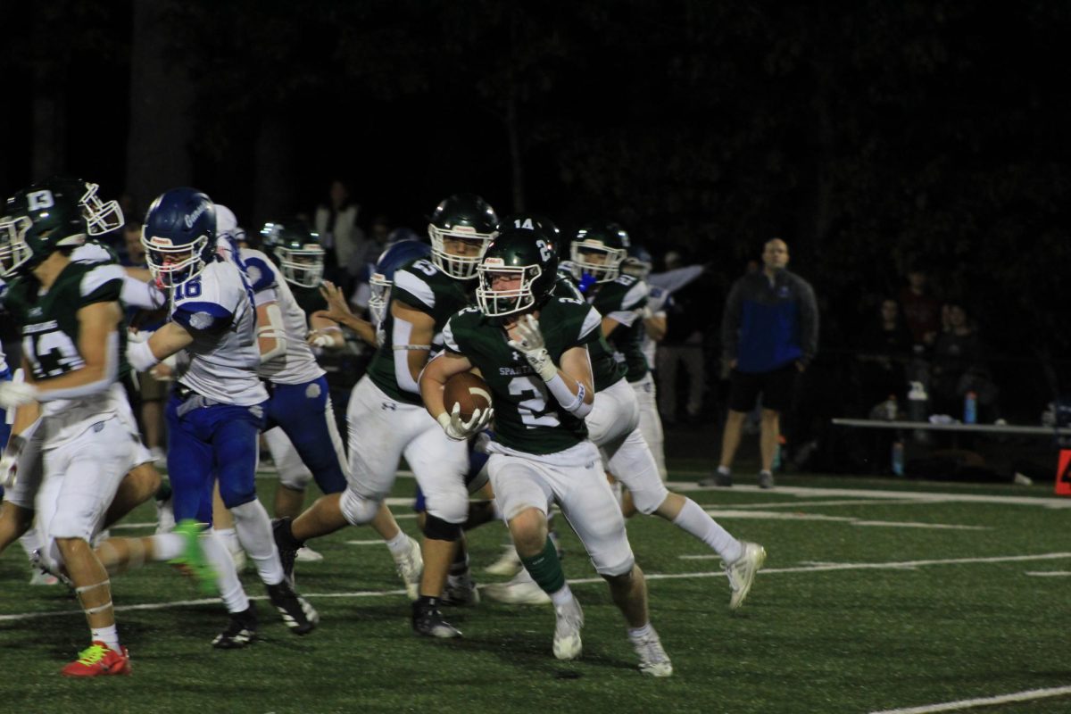 Spartan Jack Norris on the run