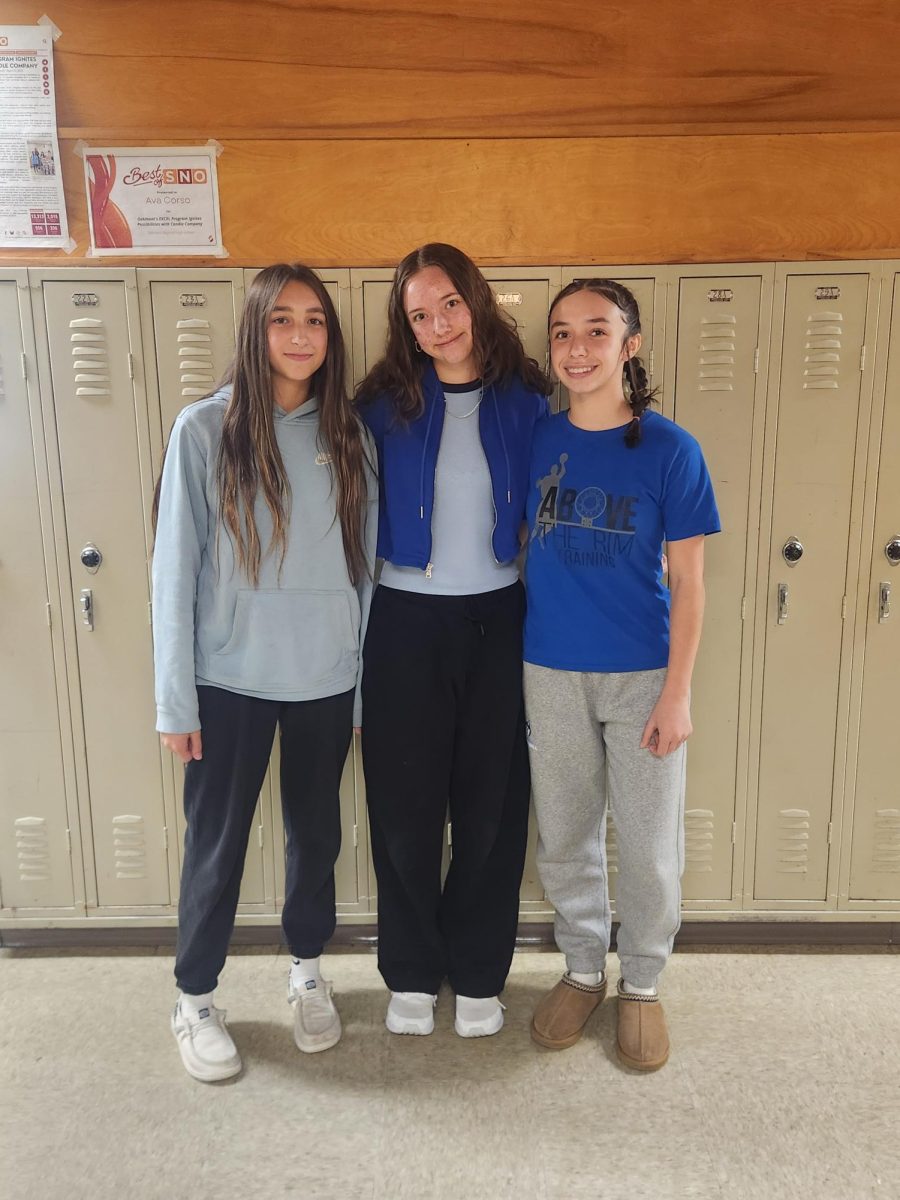 Freshman class during class colors day.