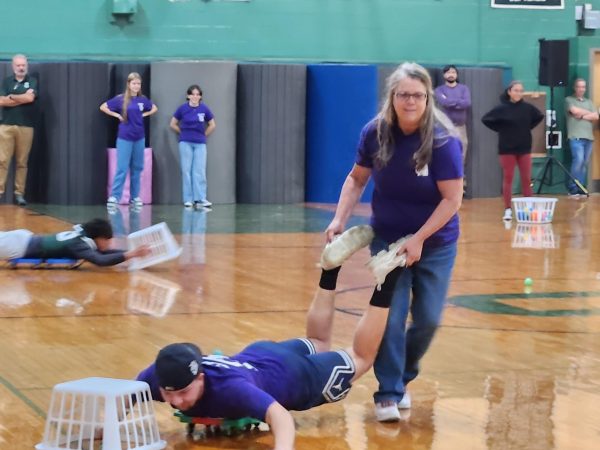 Ms. Brown putting in the work.