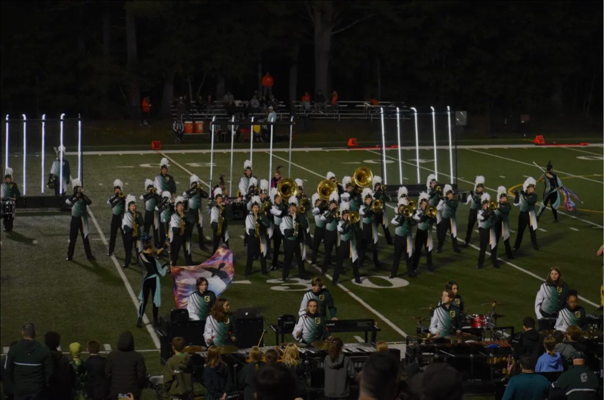 Marching Spartans Visit Melrose for NESBA Competition