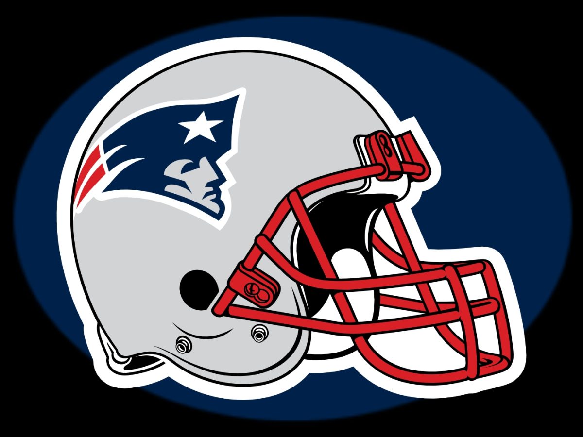 New England Patriots Helmet Logo drawing (Vector cliparts) 