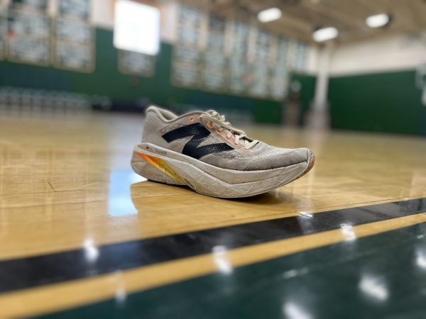 The New Balance Supercomp Trainer in the gym.