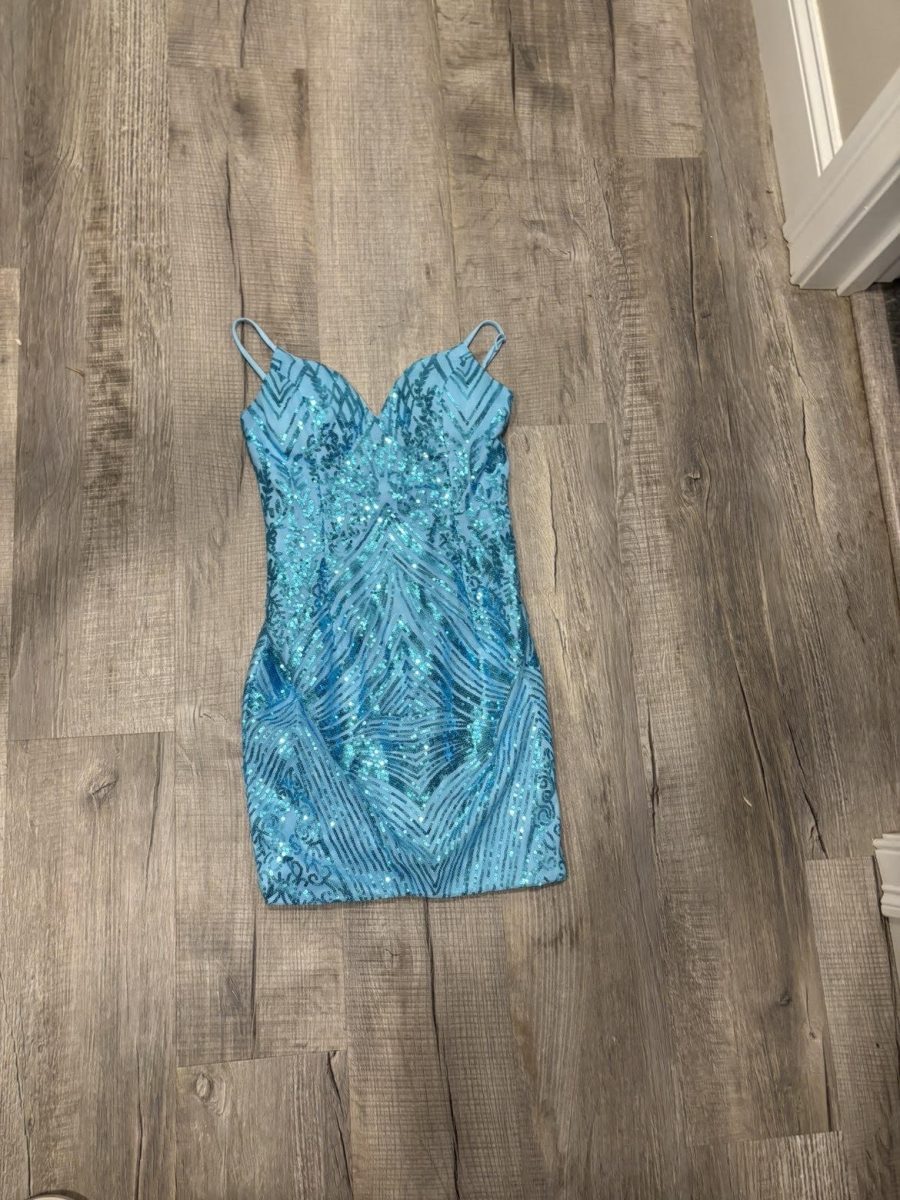 A popular dress that will be worn at Homecoming this year.