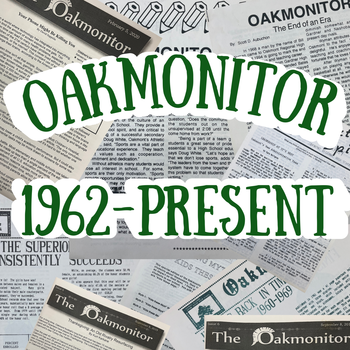 Oakmonitor's newspapers before the Oakmonitor became a website 