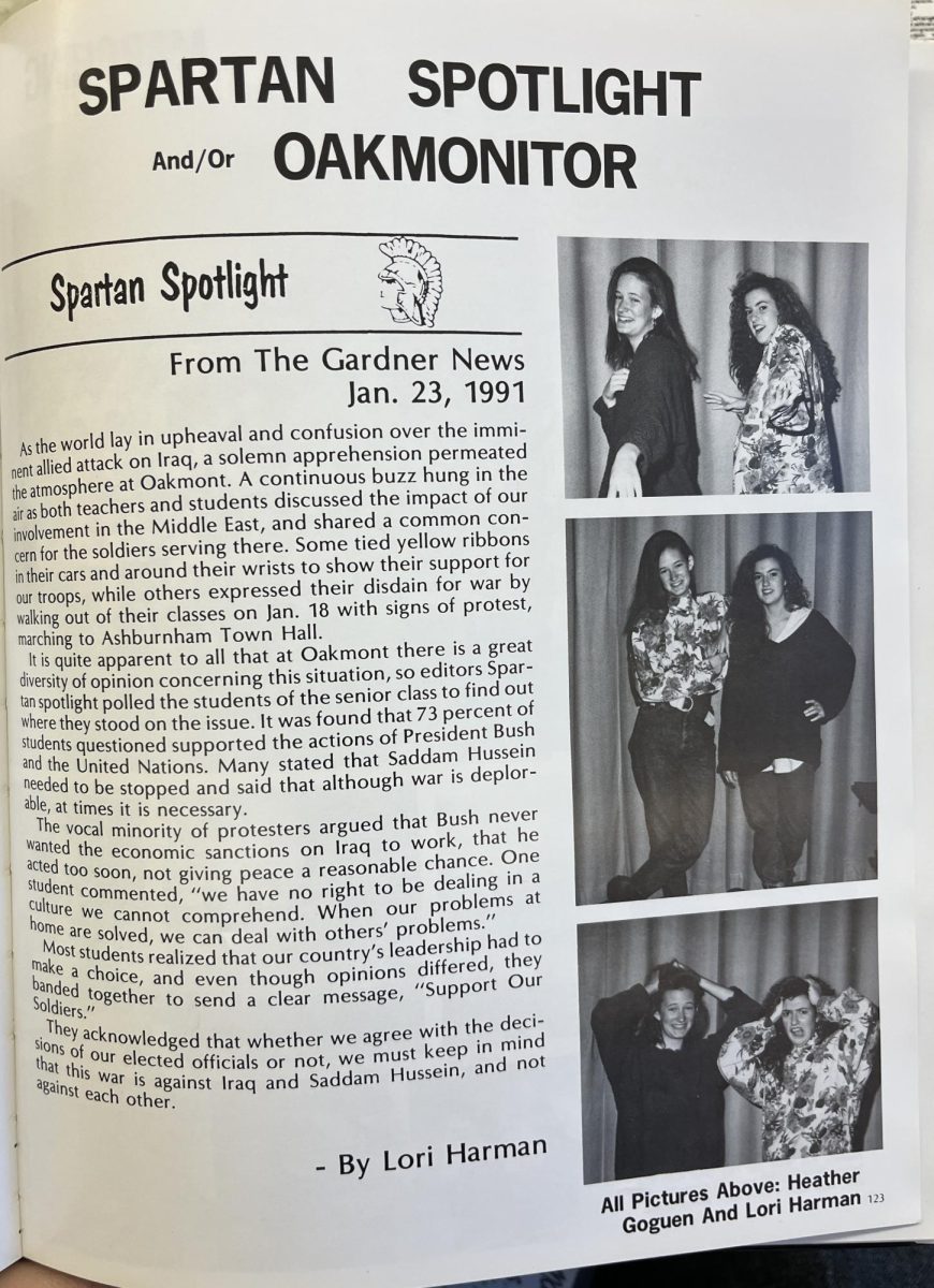 Oakmonitor back in 1991 having its name  as Spartan Spotlight and Oakmonitor!