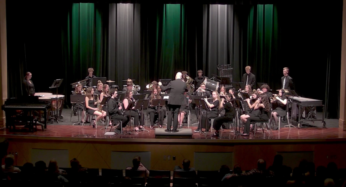 Oakmont's Concert Band performing at the Winter Concert