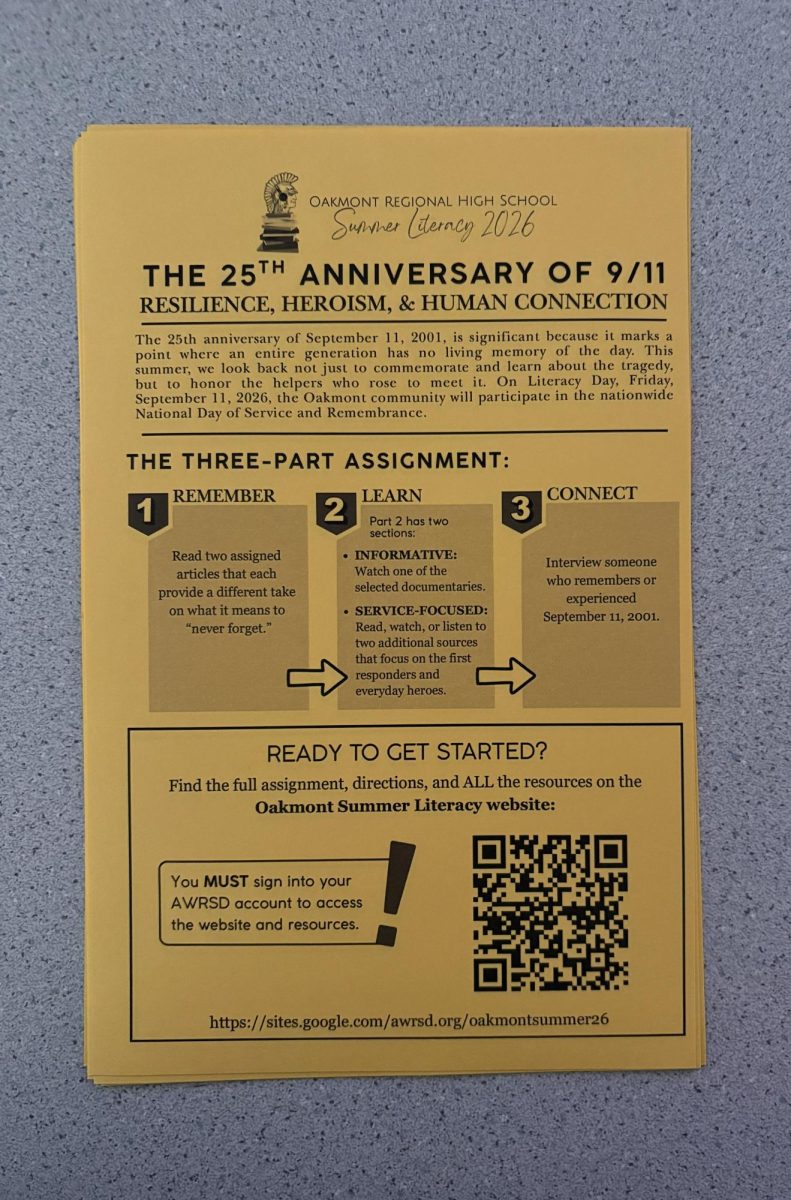 Oakmont summer literacy 2026 is honoring the 25th anniversary of 9/11 through learning and remembering human connection.